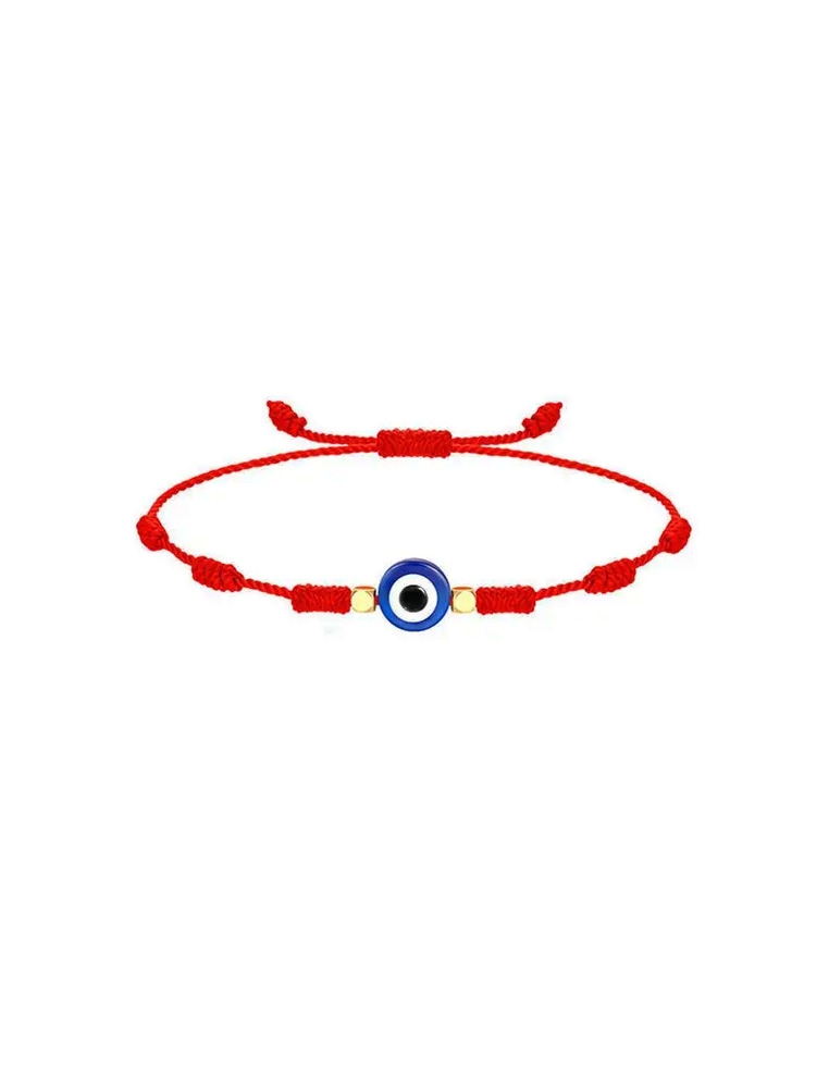 bracelet perle turque de Nazar fil rouge mauvais œil grec porte bonheur femme