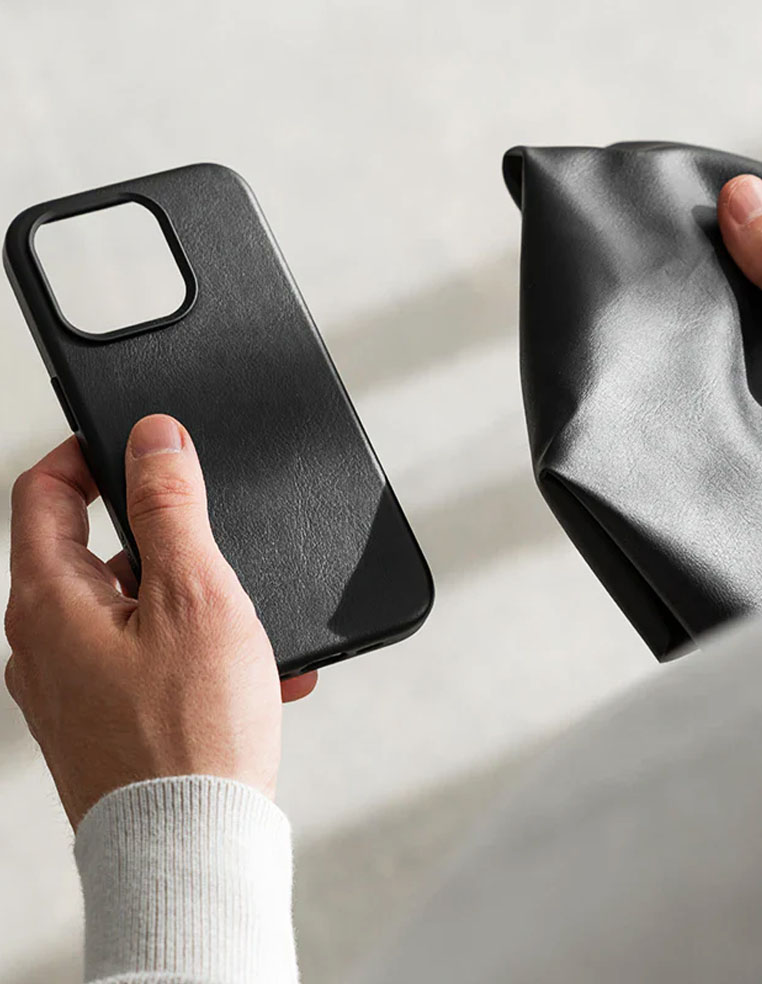 Coque iPhone en cuir pour homme